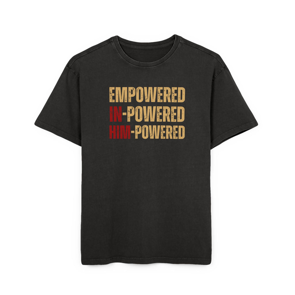 HimPowered - Acid Washed Heavy Oversize Tee