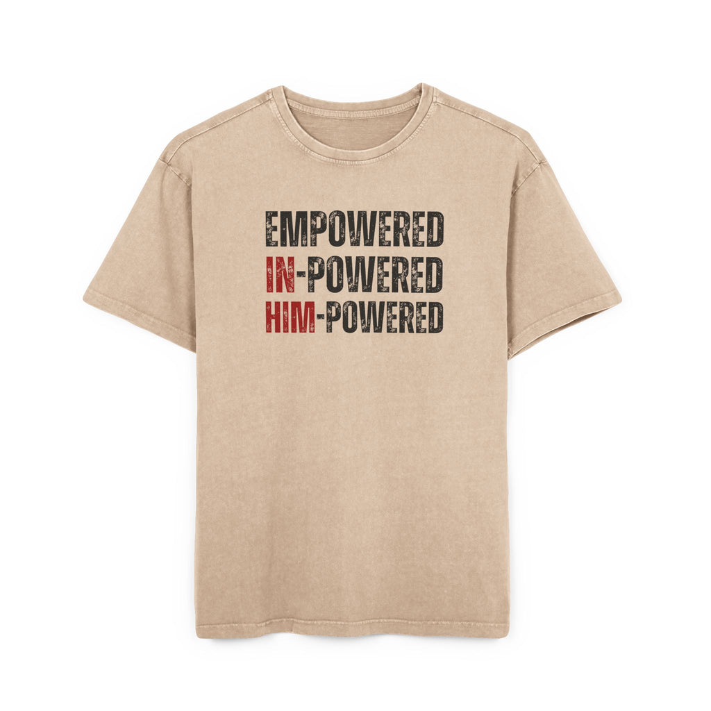 HimPowered - Acid Washed Heavy Oversize Tee