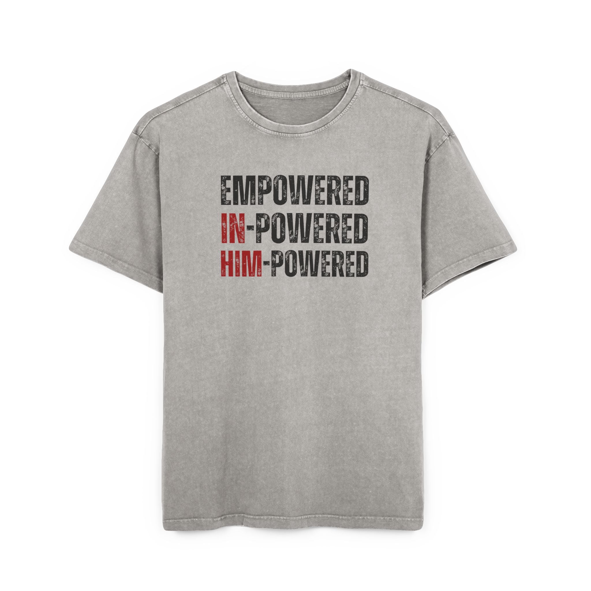 HimPowered - Acid Washed Heavy Oversize Tee