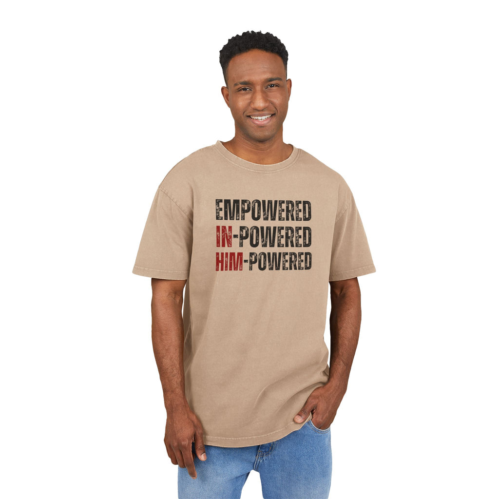 HimPowered - Acid Washed Heavy Oversize Tee