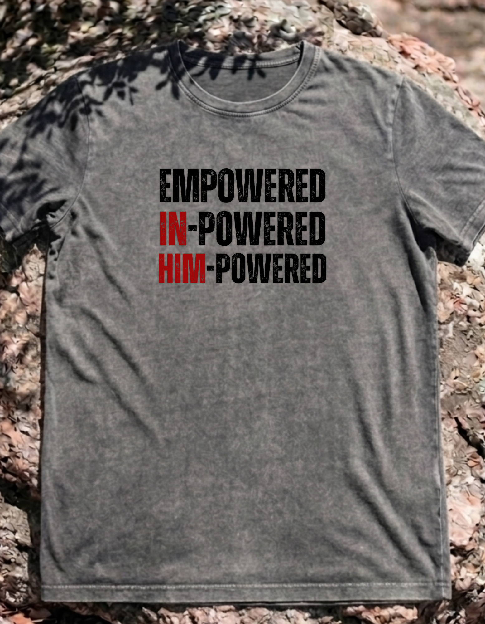 HimPowered - Acid Washed Heavy Oversize Tee