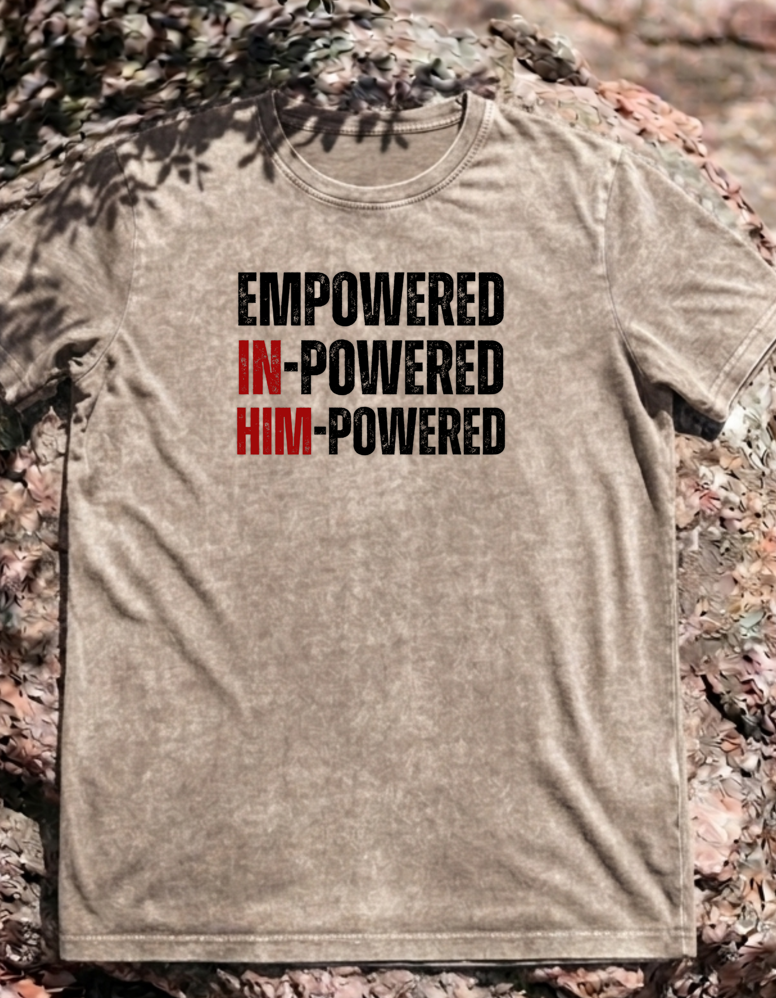 HimPowered - Acid Washed Heavy Oversize Tee
