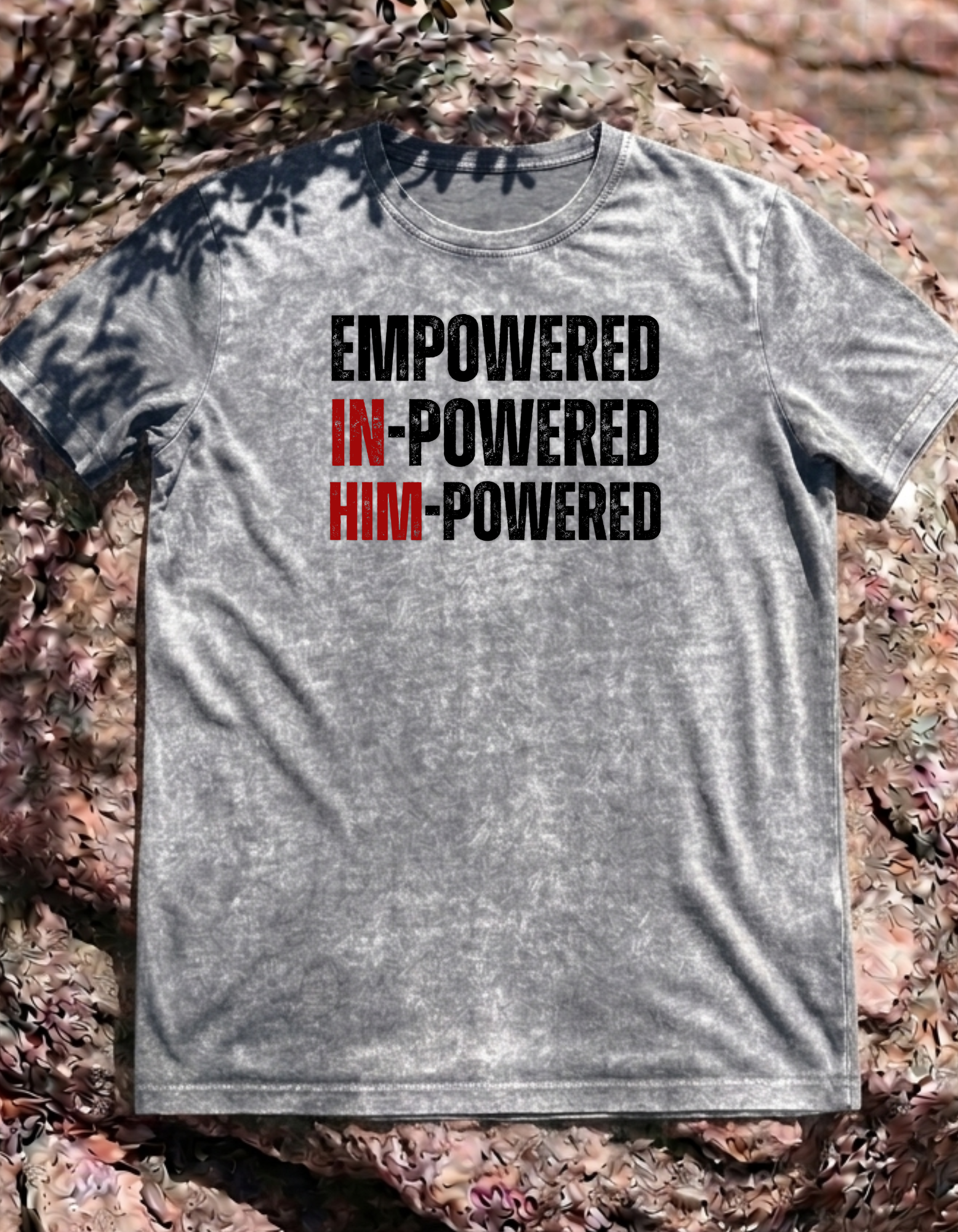 HimPowered - Acid Washed Heavy Oversize Tee