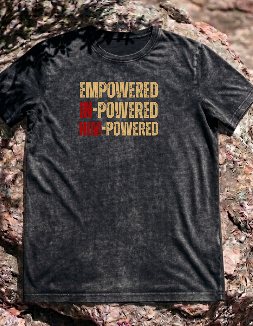 HimPowered - Acid Washed Heavy Oversize Tee