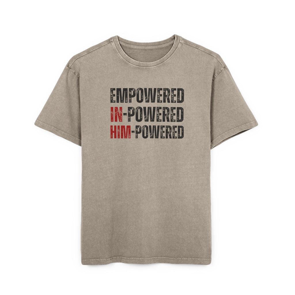 HimPowered - Acid Washed Heavy Oversize Tee