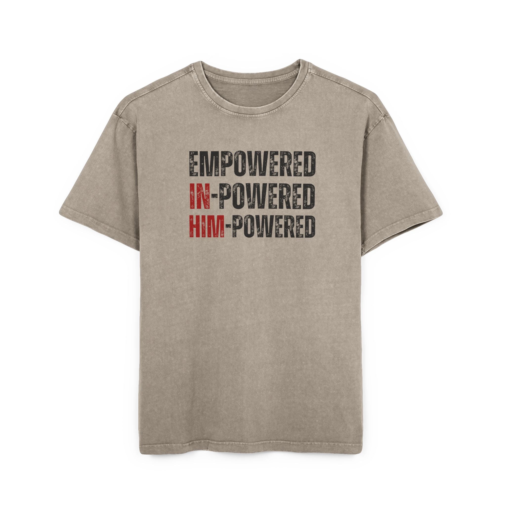 HimPowered - Acid Washed Heavy Oversize Tee